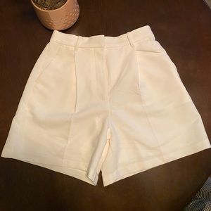 Cream color Abercrombie shorts